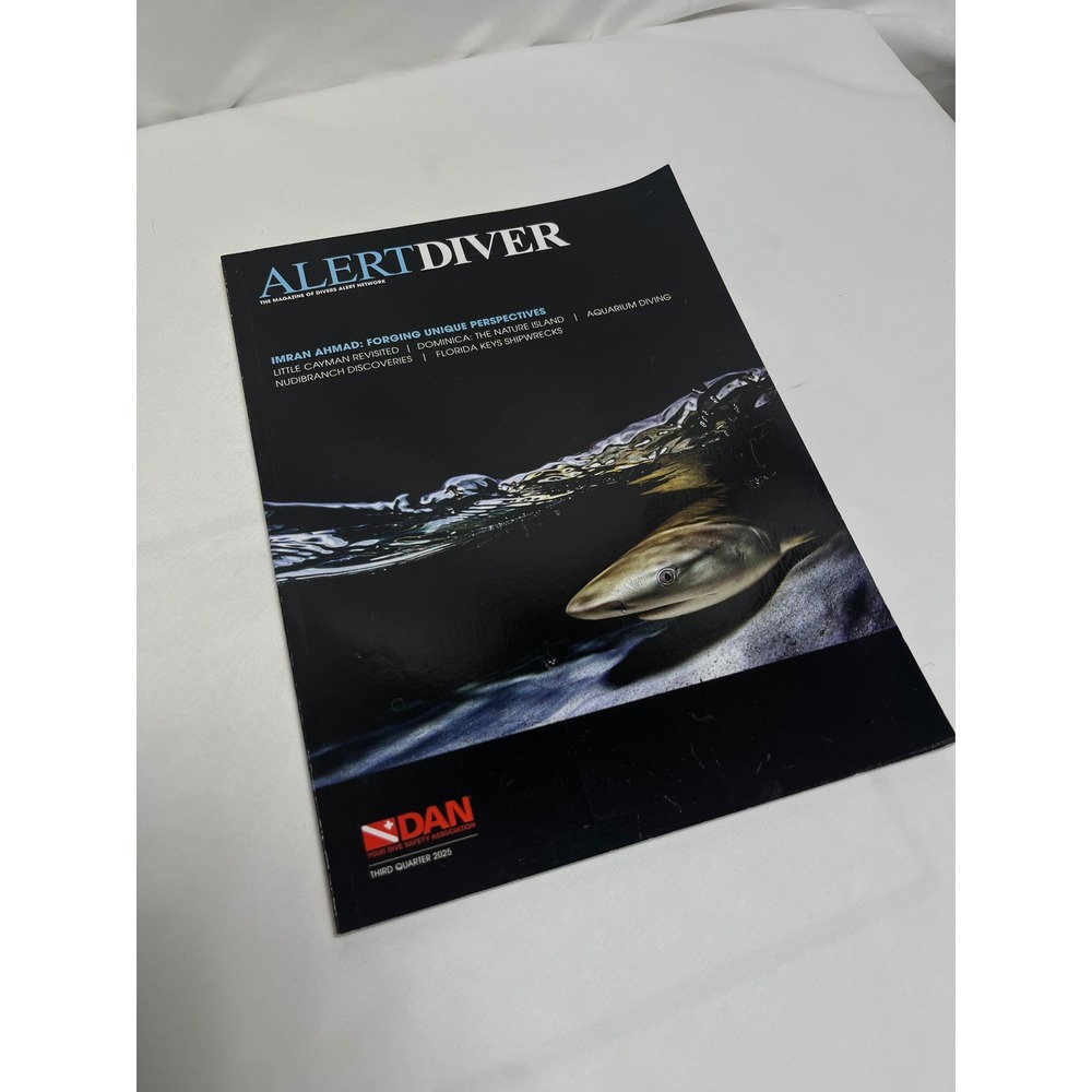 Alert Diver Magazine DAN Third Quarter 2023 Imran Ahmad Scuba Diving Collectible